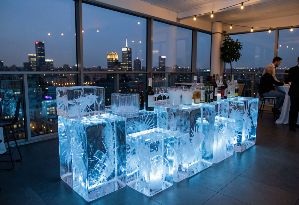 Ice Blocks for Parties in Dubai Keep Drinks & Venues Cool Longer