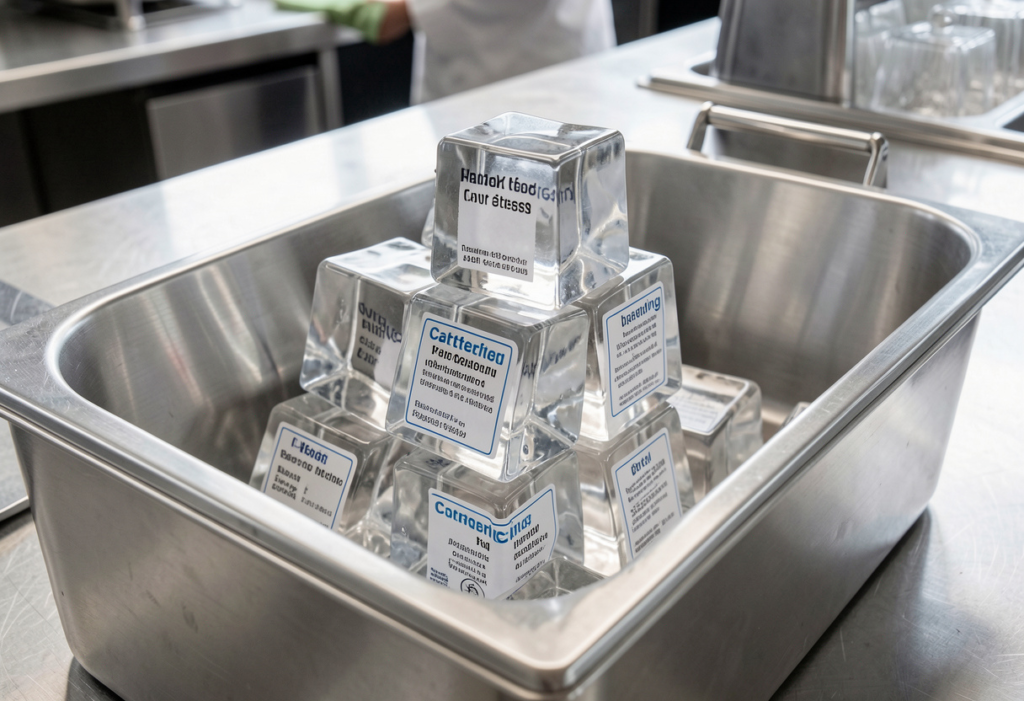 Ice Cubes for Catering in Dubai Clean, Clear & Food-Safe Ice