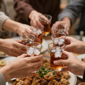 ice cubes for Ramadan Iftar